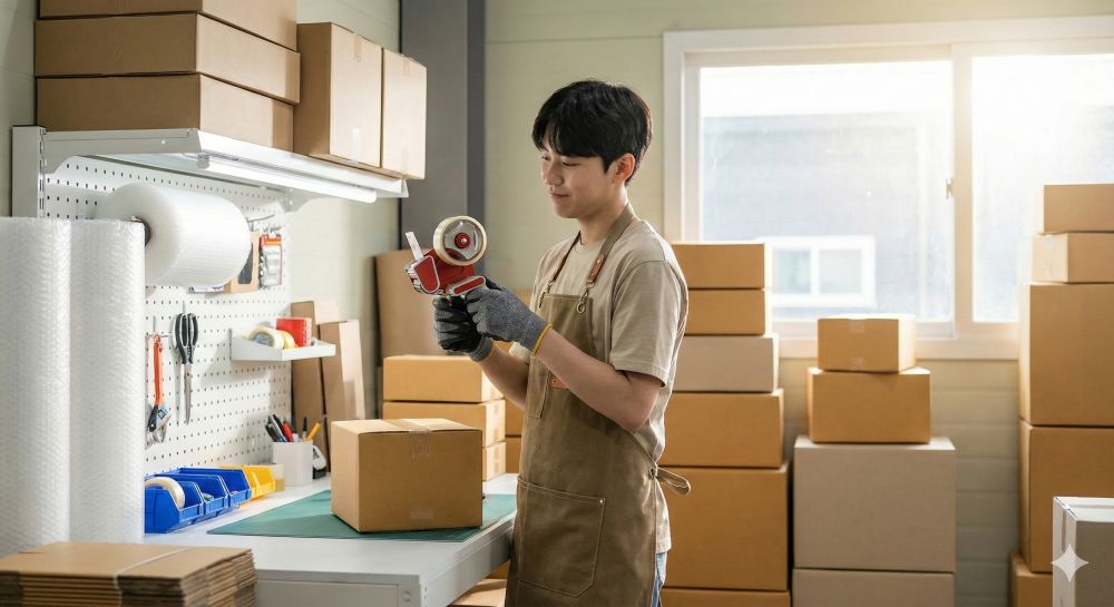 梱包の仕事イメージ