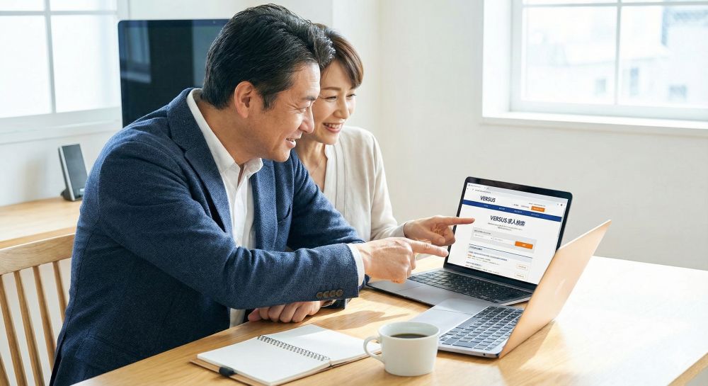 仕事を探す中高年男性