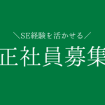  【月収34.9万円～】年休123日＆土日祝休み／SE経験を活かしてチームで活躍できる環境